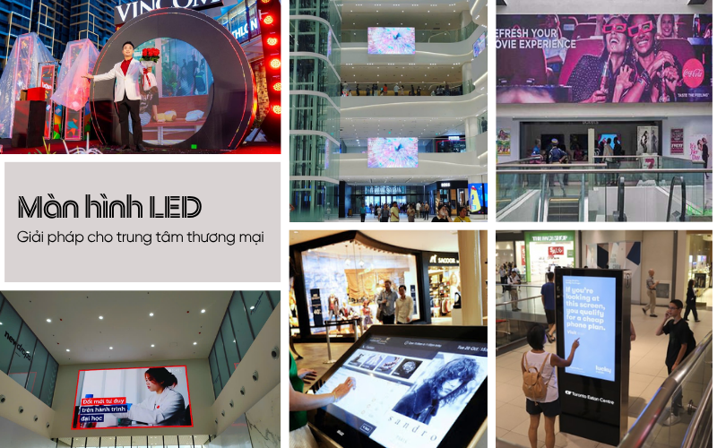 Giải pháp màn hình LED cho trung tâm thương mại